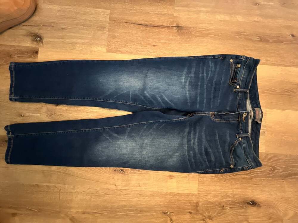 Torrid Boyfriend Straight Vintage Stretch Jeans Size 10R Dark Wash Denim